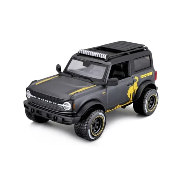 Автомодель Maisto 2021 Ford Bronco Badlands 1:24 сірий (32541 met. grey)
